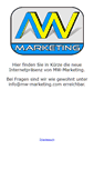 Mobile Screenshot of mw-marketing.com